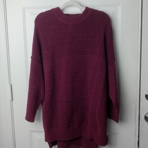 Free People “Peaches Tunic” (Plum) size XS
